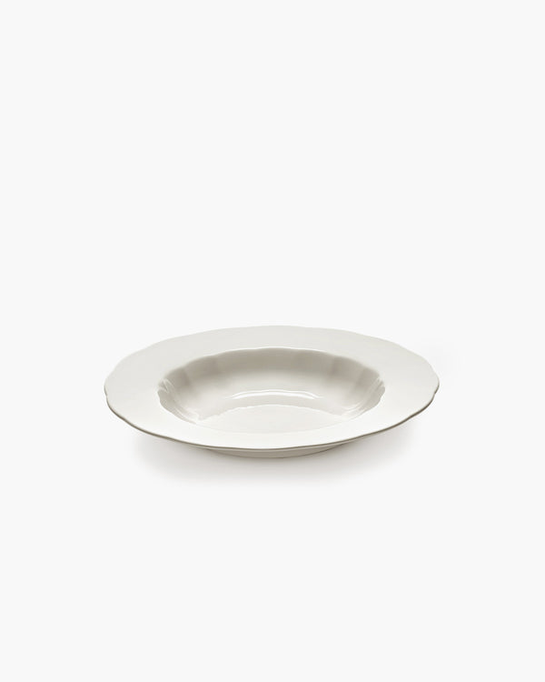roos van de velde Deep plate L white Silhouette