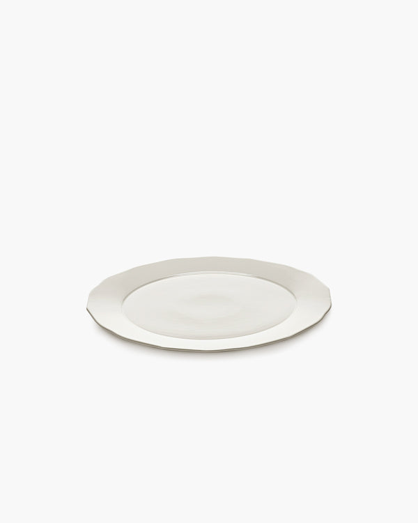 roos van de velde Dinner plate white Silhouette