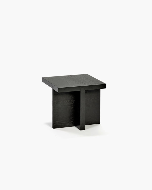 roos van de velde Side table square black Rudolph