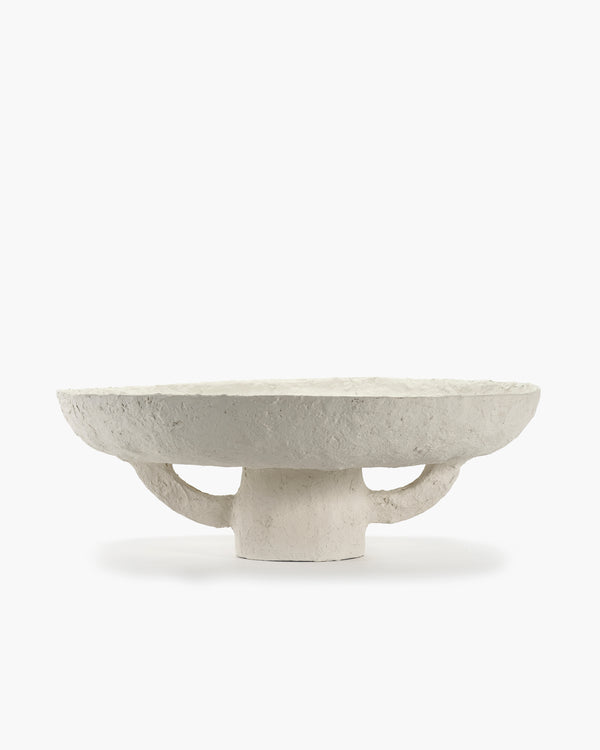 roos van de velde Tray white paper mache Earth