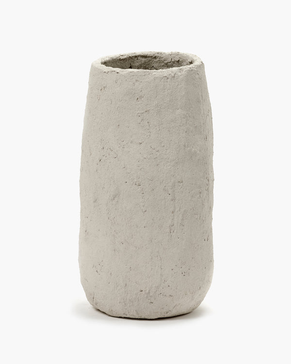 roos van de velde Vase beige paper mache Earth