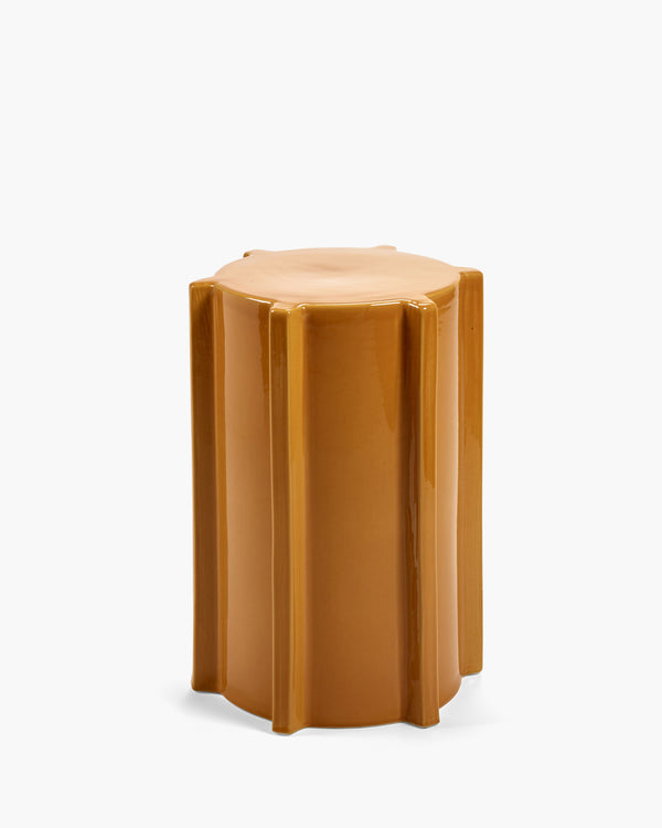 roos van de velde Side table ocher geometrical Pawn