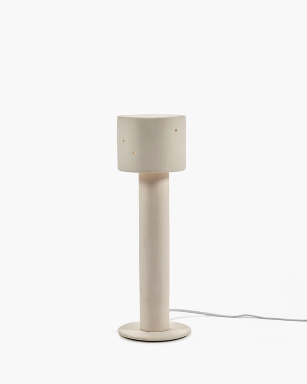 roos van de velde Table lamp beige Clara 01 Terres de rêves