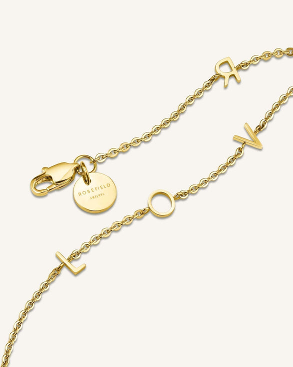 Rosefield 1 Charm Bracelet Goudkleurig