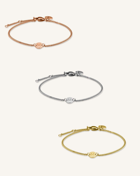 Rosefield 1 Coin Bracelet Goudkleurig