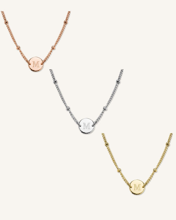 Rosefield 1 Coin Necklace Goudkleurig