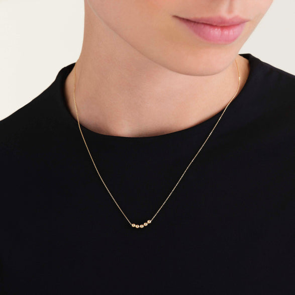 Rosefield 5 Spheres Necklace
