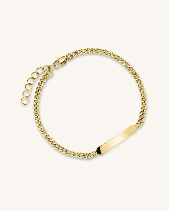 rosefield Bar Bracelet Goudkleurig