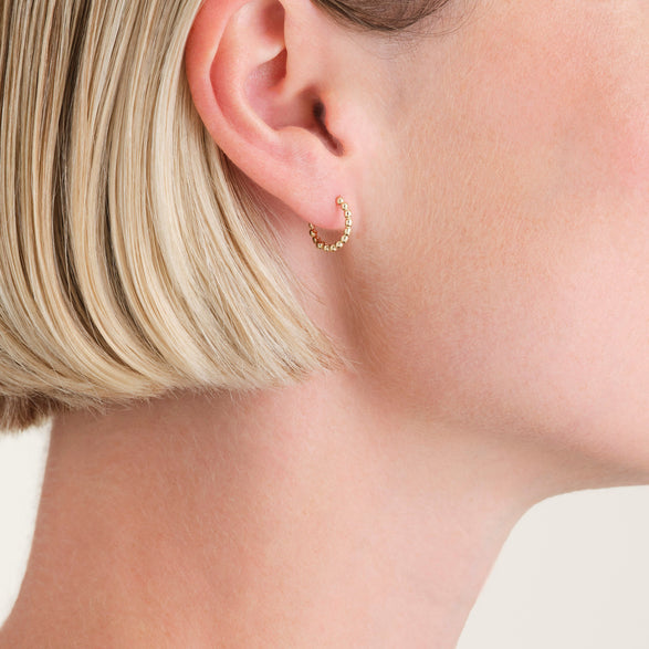 Rosefield Bead Huggies