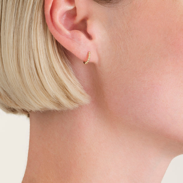 Rosefield Bead Huggies