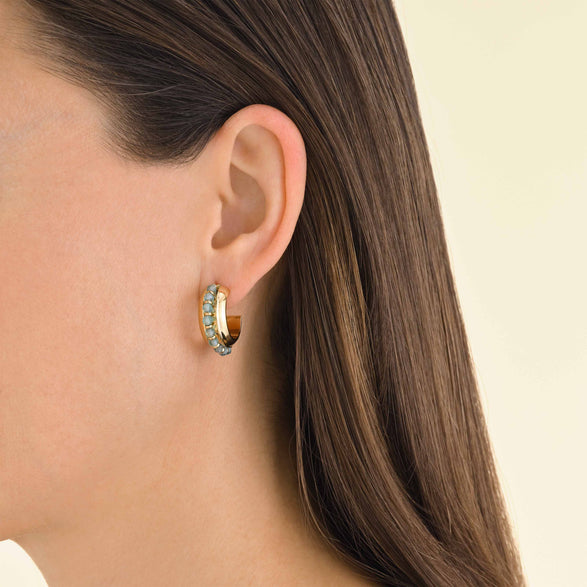 Rosefield Beads Hoop Blue