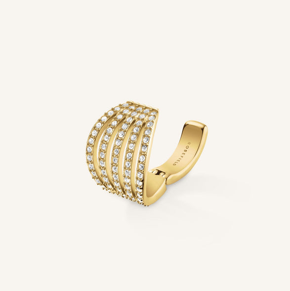 Rosefield Caged Crystal Earcuff