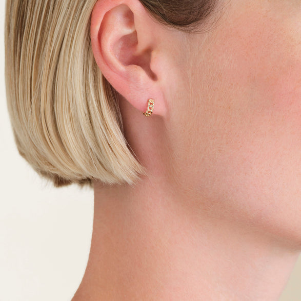 Rosefield Chain Huggies