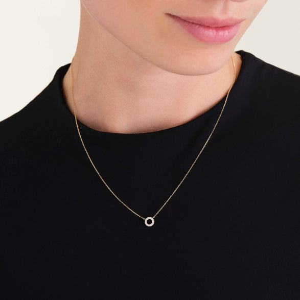 Rosefield Circle Zircon Necklace
