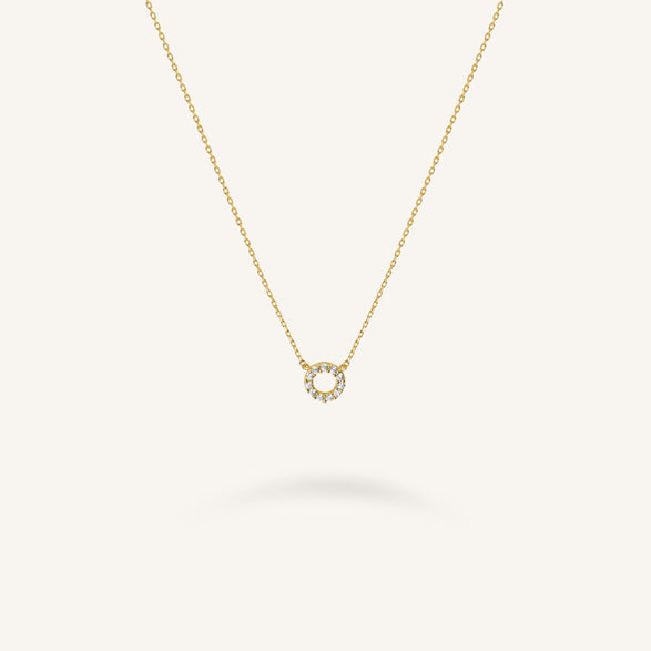 rosefield Circle Zircon Necklace