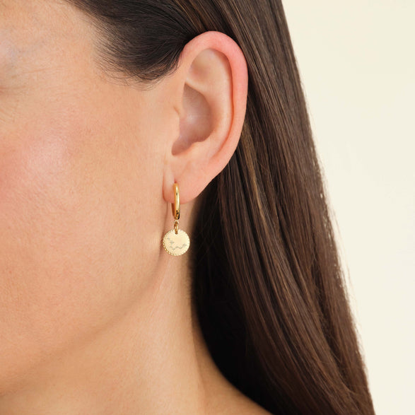 Rosefield Coin Hoop Goudkleurig