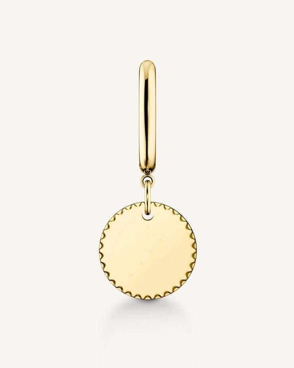 rosefield Coin Hoop Goudkleurig