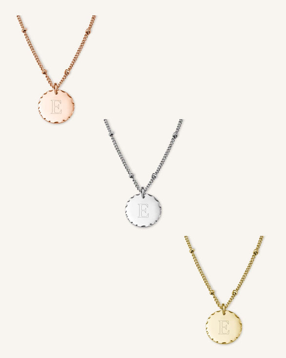 Rosefield Coin Necklace Goudkleurig