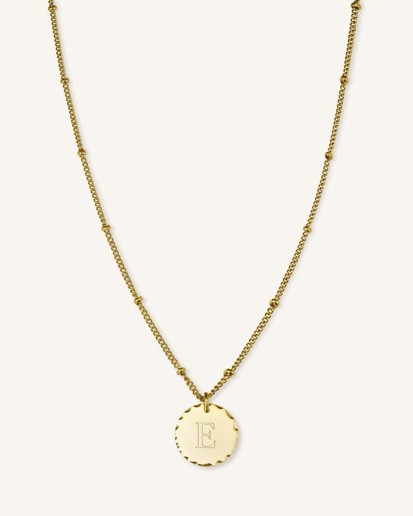 Rosefield Coin Necklace Goudkleurig