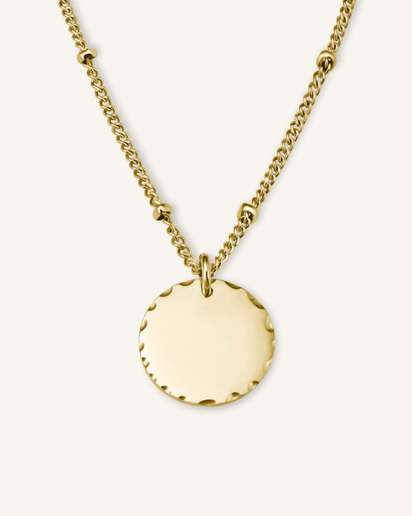 rosefield Coin Necklace Goudkleurig
