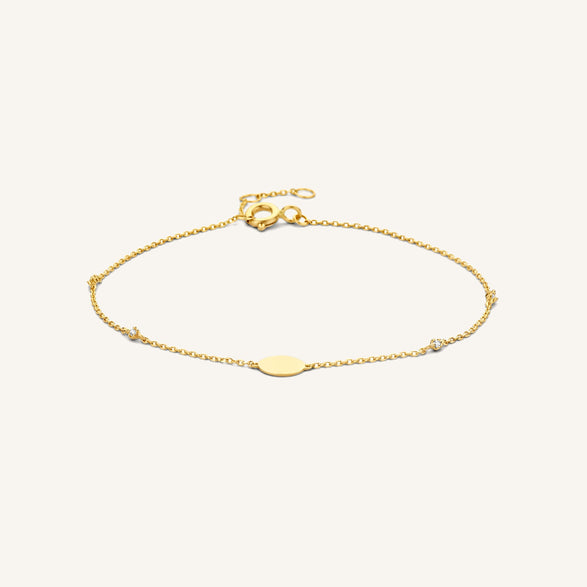 rosefield Coin Zircon Bracelet