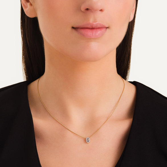 Rosefield Crystal Letter B Necklace