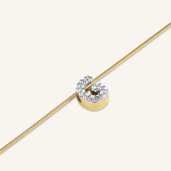 Rosefield Crystal Letter G Necklace