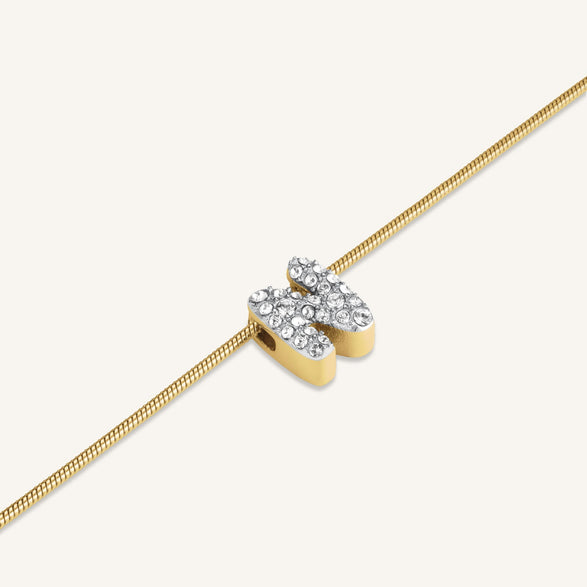 Rosefield Crystal Letter N Necklace