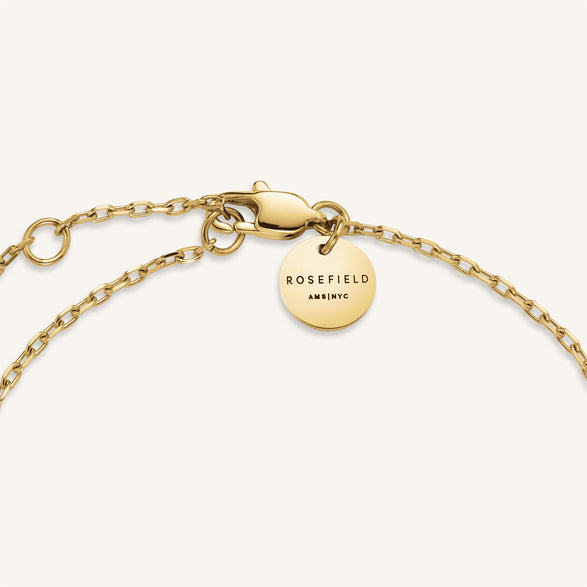 Rosefield Crystal Letter O Bracelet