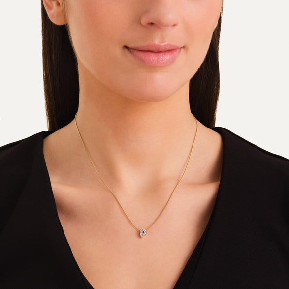 Rosefield Crystal Letter P Necklace