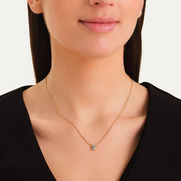 Rosefield Crystal Letter S Necklace
