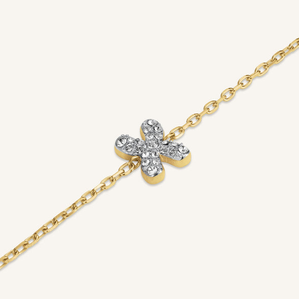 Rosefield Crystal Letter X Bracelet
