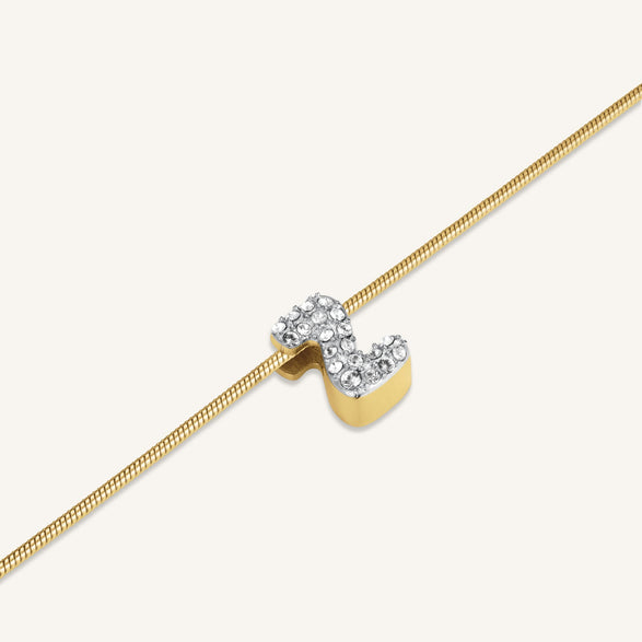 Rosefield Crystal Letter Z Necklace