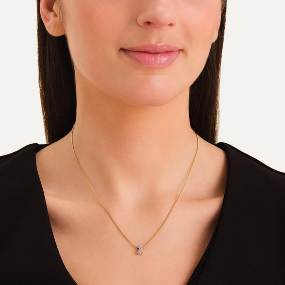 Rosefield Crystal Letter Z Necklace