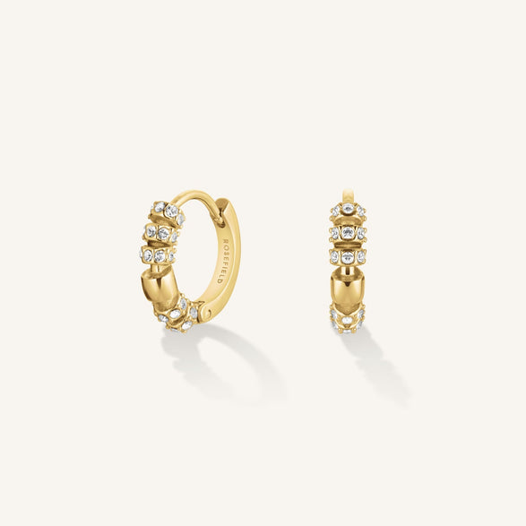 rosefield Crystal Loop Huggies