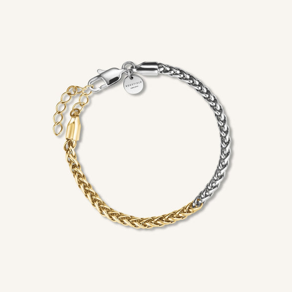 rosefield Duotone Herringbone Bracelet