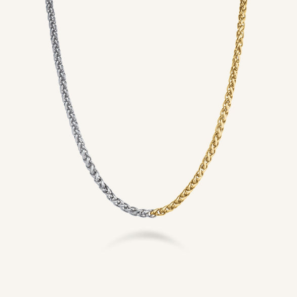 rosefield Duotone Herringbone Necklace