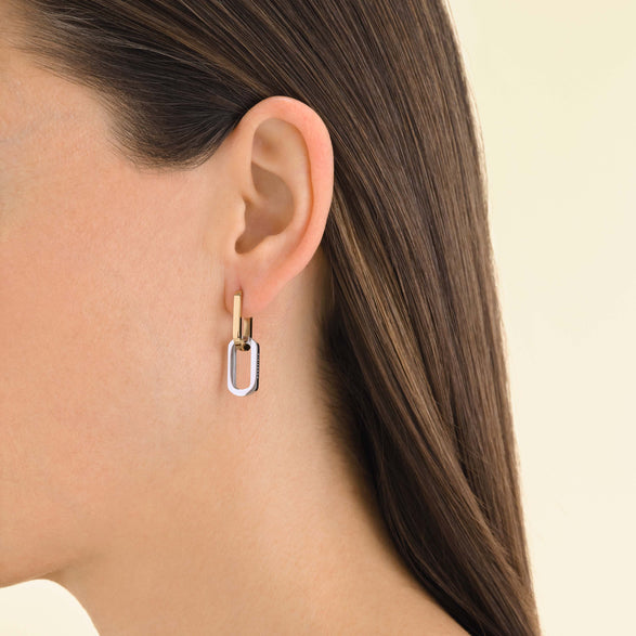 Rosefield Duotone Link Hoops