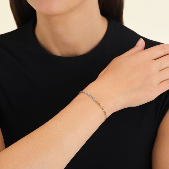 Rosefield Duotone Swirl Bracelet