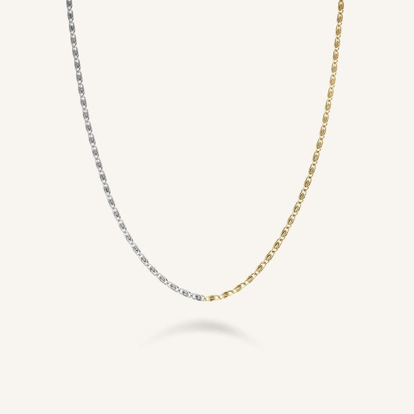 rosefield Duotone Swirl Necklace