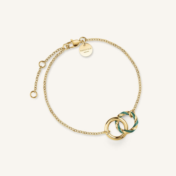 rosefield Emerald Duo Bracelet