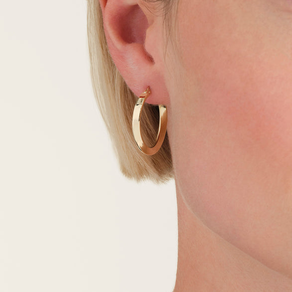Rosefield Flat Hoops