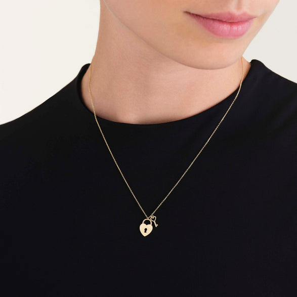 Rosefield Heart Lock Necklace