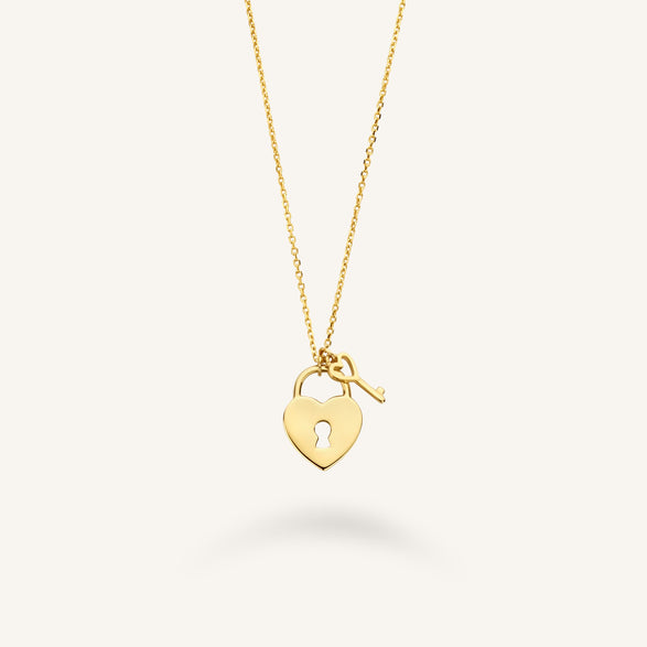 rosefield Heart Lock Necklace