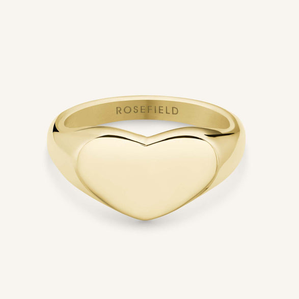 rosefield Heart Ring Goudkleurig