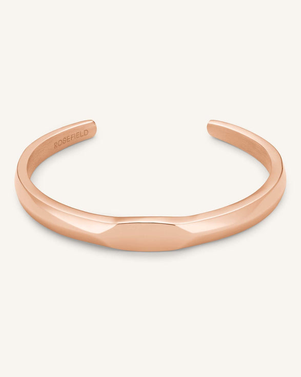 rosefield Hexagon Bangle Rosé goudkleurig