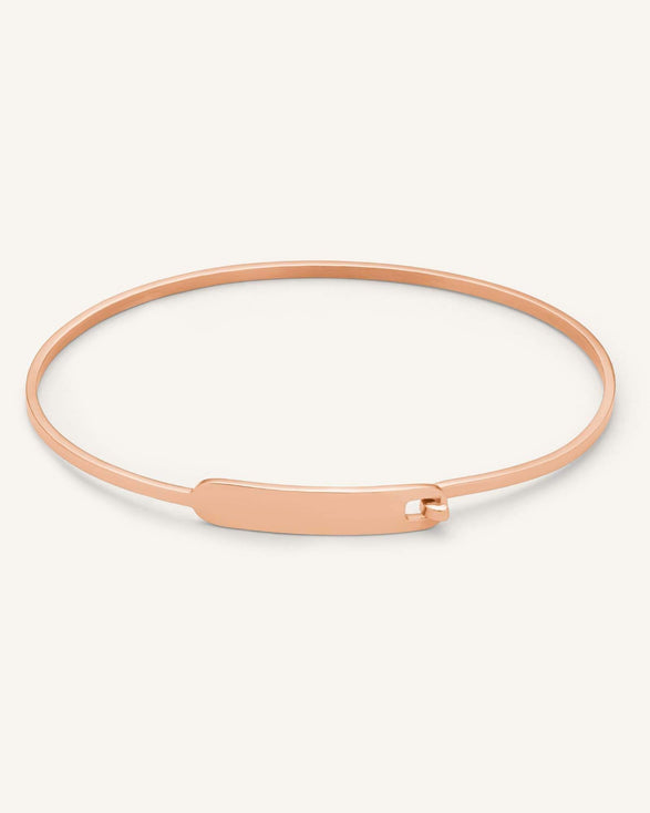 rosefield ID Bangle Rosé goudkleurig