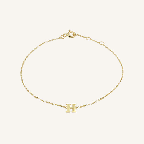 rosefield Initial Bracelet H