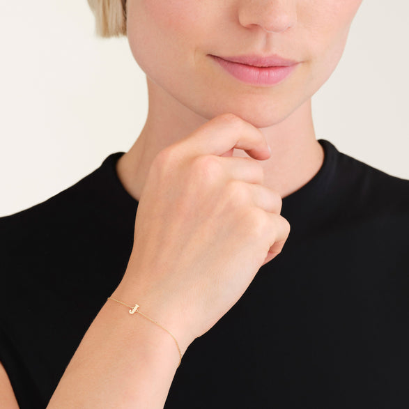 Rosefield Initial Bracelet J