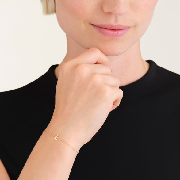 Rosefield Initial Bracelet L